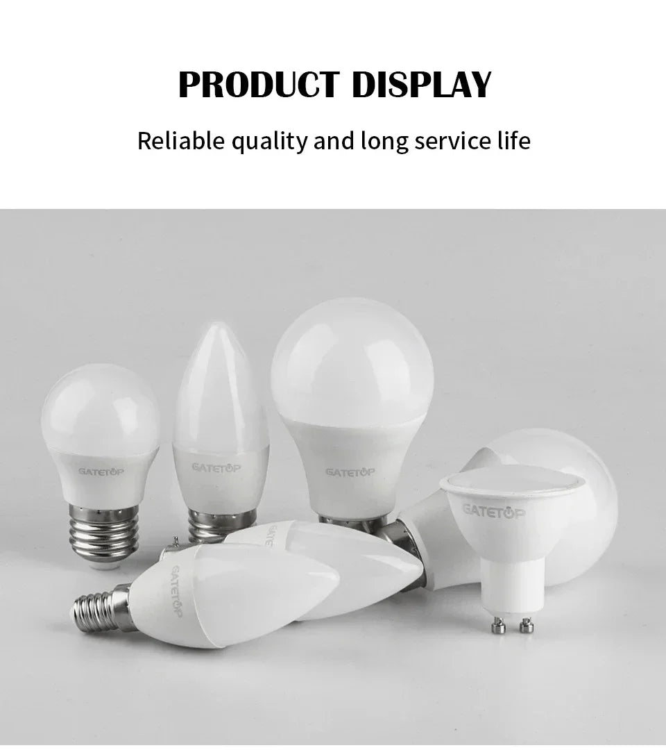 Smart RGBW LED Bulbs and Tubes Spotlight E27 GU10 E14 B22 with Infrared Remote Control for Family Party Decoration