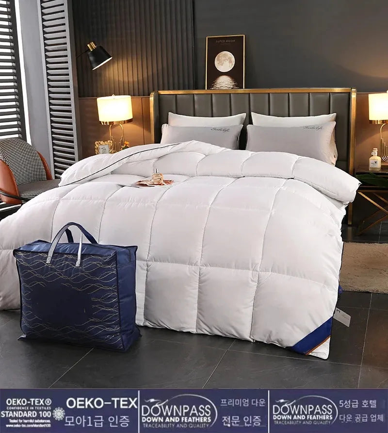 hotel style Comforter Queen KingLightweight fluffy comfortable and breathable soft winter quilt very warm 220x240 Quilts  - et.