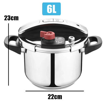 Pressure Cooker Multifunctional Pressure-Limited Explosion-proof Pressure Cooker Stainless Steel Kitchen Pressure Pot.