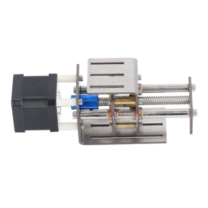 Achsen-Schiebetisch-Set, Splitter, stabile Leistung, 1,7 A, CNC-Achsen, Schiebetisch-Set, 100 mm Hub, 12 V, DIY für Holzbearbeitung