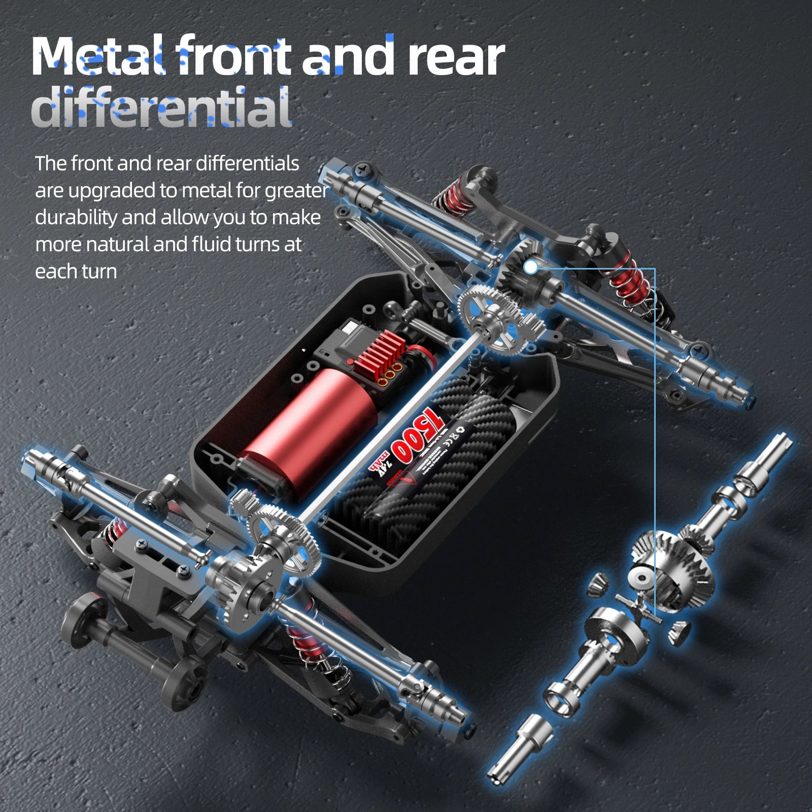 Teeggi S911 PRO 1:16 RC Racing Car 4WD RC CAR 70KM/H High Speed Off-Road Car 2.4G Remote Controller Toy For Children Gifts.