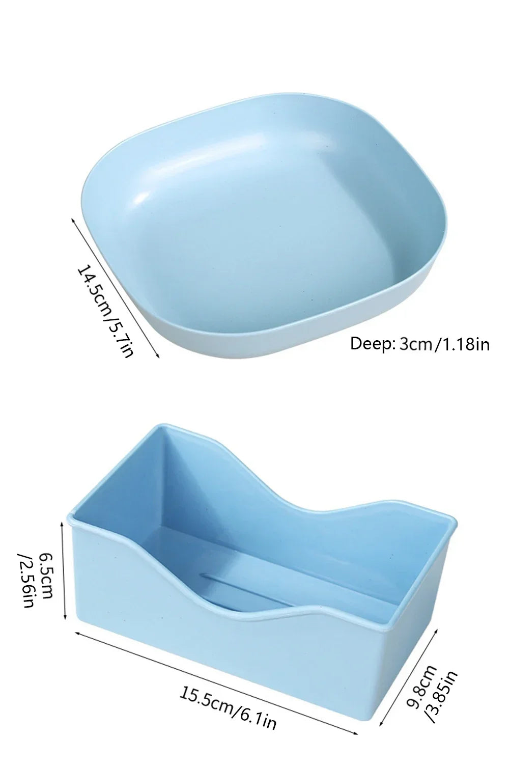 10pcs Multi-function Spit Bone Dish Food Grade Plastic  Round Square Set Dining Table Garbage Plate  Household Snack Fruit Plate.