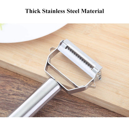 Multifunctional Stainless Steel  Kitchen Peeler Fruit Vegetable Potato Carrot Cucumber Grater Julienne Durable Vegetable Slicer.