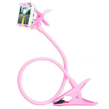 70cm 360 Clip Mobile Phone Holder Stand Portable Flexible Lazy Bed Desktop Bracket Smartphones Desk Bed Mount Stand Base Support.