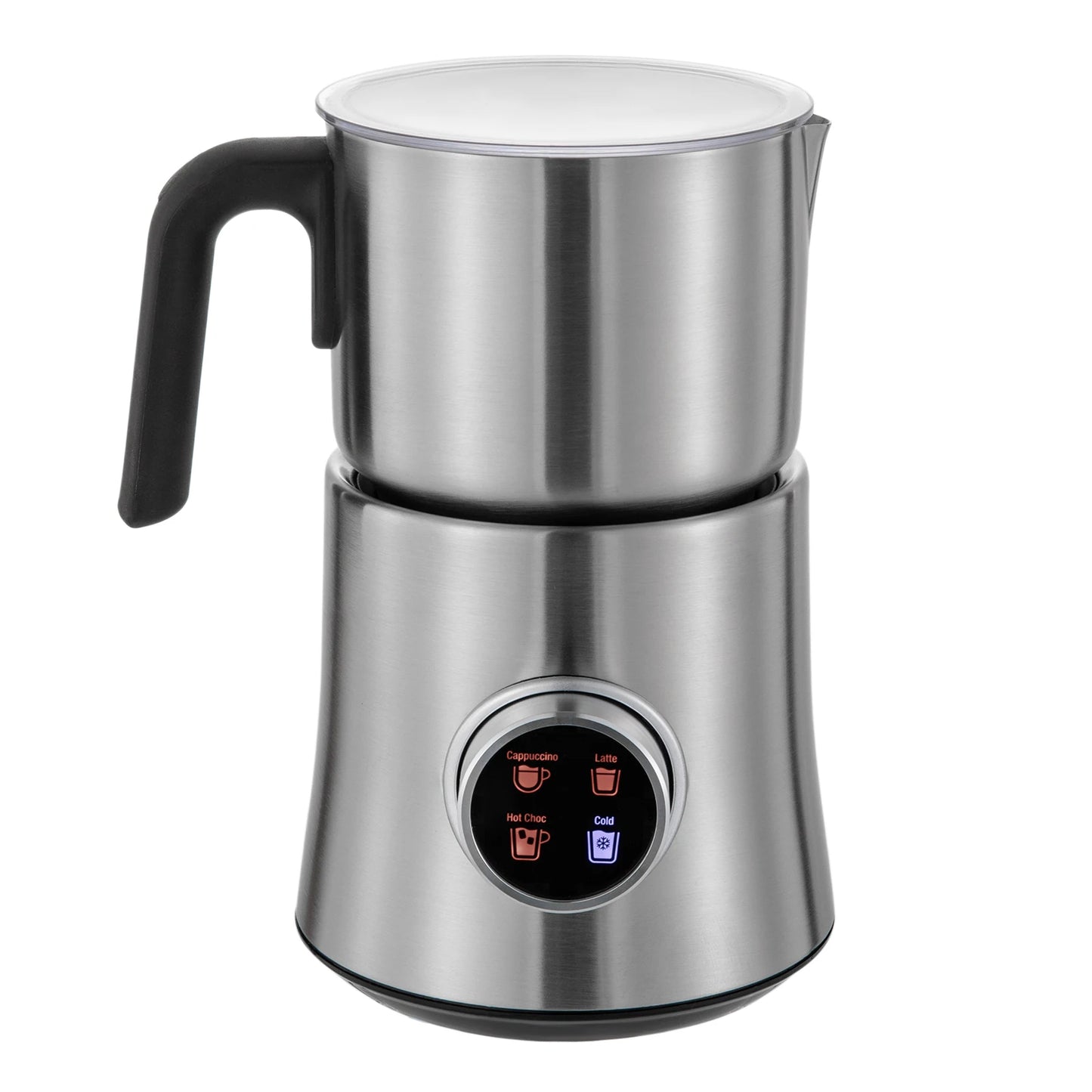 Stainless Steel Milk Frother MF06S | Hot/Cold Froth, Latte/Cappuccino, 900ml Capacity 500W Electric Milk Frother.