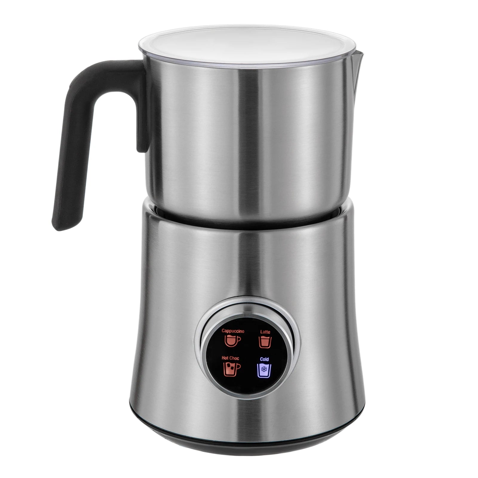 Stainless Steel Milk Frother MF06S | Hot/Cold Froth, Latte/Cappuccino, 900ml Capacity 500W Electric Milk Frother.