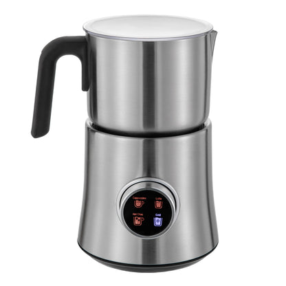 Stainless Steel Milk Frother MF06S | Hot/Cold Froth, Latte/Cappuccino, 900ml Capacity 500W Electric Milk Frother.