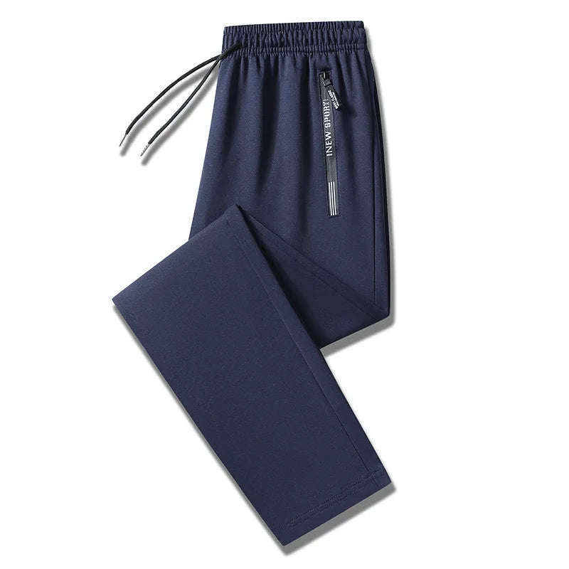 Men's Plus Size M-8XL Casual Loose Sports Pants Straight Leg Harlan Long Trousers Spring Autumn Long Pants Male Clothing 145KG