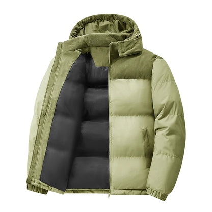 Winter Loose-fit Thickened Warm Cotton Parka Men Trendy Student Puffer Jacket Oversize Parka Korean Men's Puffer Jacket Parkas.