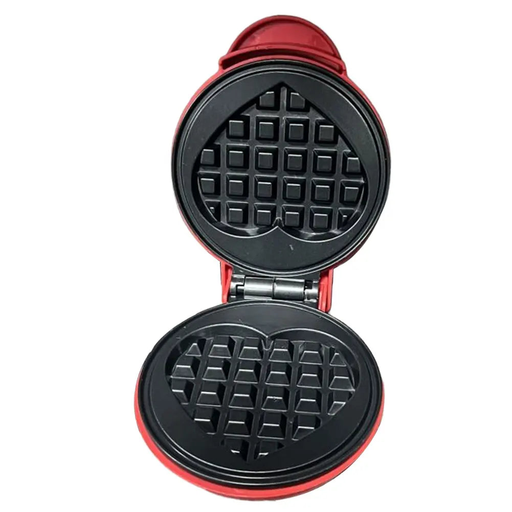 Sandwich Cake Baking Tray Mini Waffle Maker Nonstick Household Breakfast Electric Baking Pan Eggette Mini Waffle Biscuit Machine.