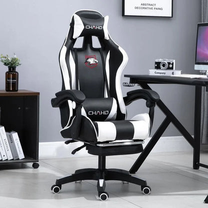 WCG Gaming Stuhl Computer Stuhl Hochwertiger Gaming Stuhl Leder Internet LOL Internet Cafe Racing Stuhl Bürostuhl Gamer Neu
