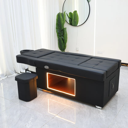 XinSheng 2025 Head SPA Massagebett, Shampoo-Betten mit Wasserzirkulation und Begasung, Massagetisch, Friseursalonmöbel