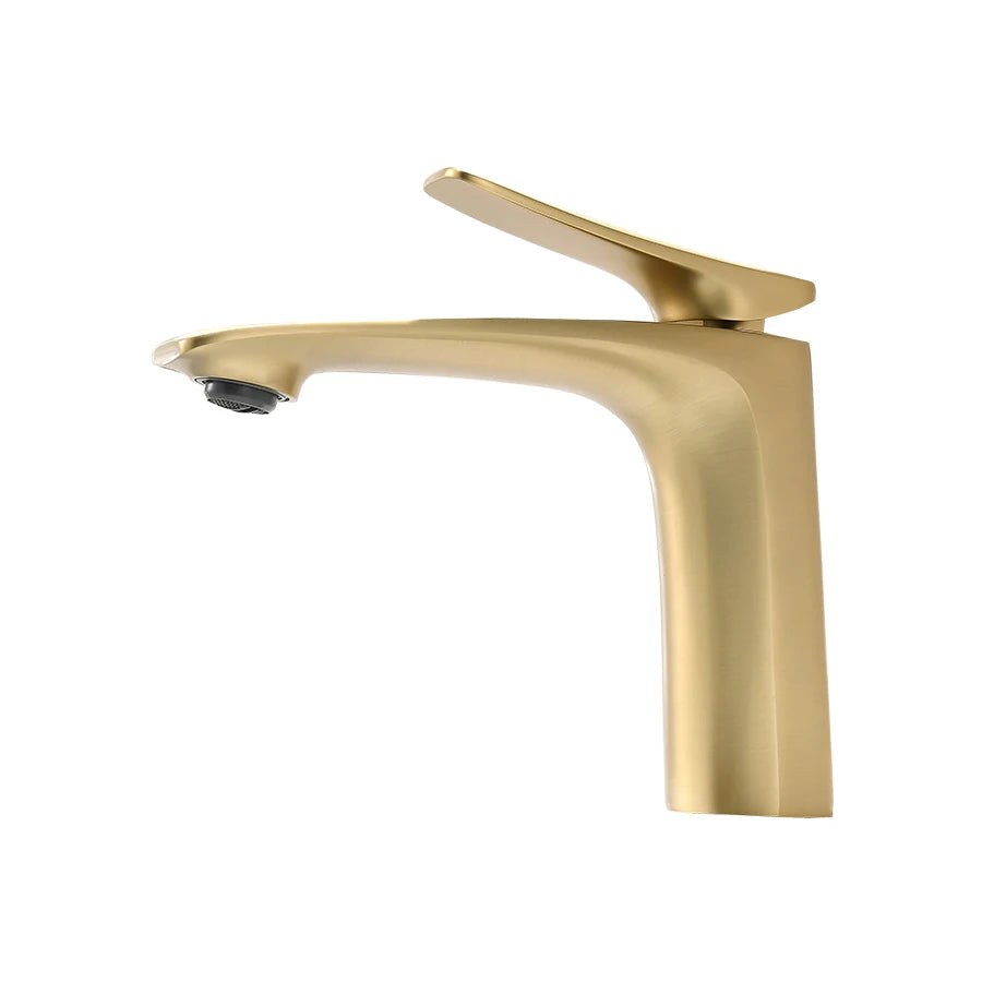 VGX Luxury Bathroom Faucets Basin Mixer Sink Faucet Gourmet Washbasin Tapware Hot Cold Water Tap Brass Chrome Black Brushed Gold