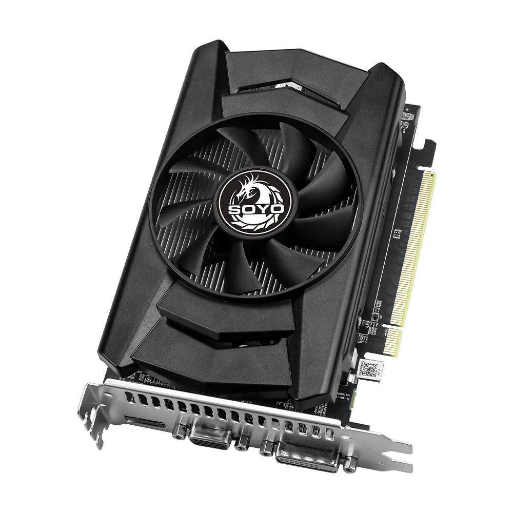 SOYO Graphics Cards R7 350 4G DDR5 128bit HDMI compatibility+DP+DVI For Desktop Gaming Computer Components GPU Video Card.