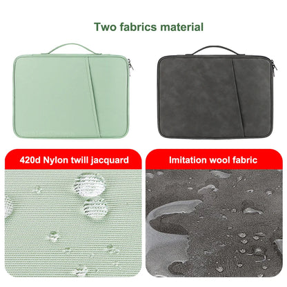 Tablet Bag For iPad Pro 12 9 11 Sleeve Pouch iPad 10th 9th 8th 7th Generation Air 5 4 3 2021 2022 13 inch Waterproof Tablet Bag.