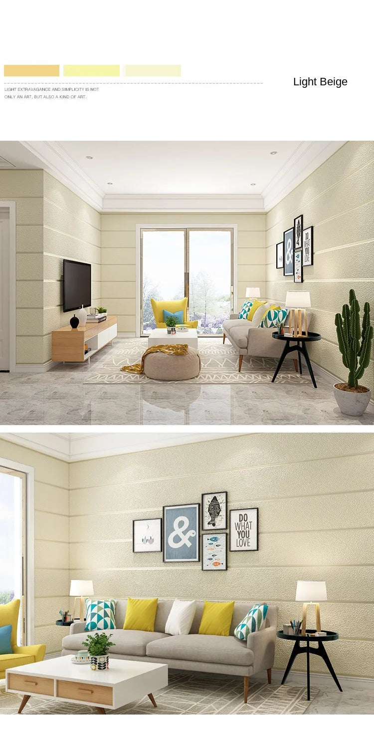 Moderne Hirschleder-Samt-Tapete, Vliesstoff, 3D-Streifen, für Wohnzimmer, Schlafzimmer, TV-Hintergrund, Wandpapier, Tale Diego Diego Wohnkultur