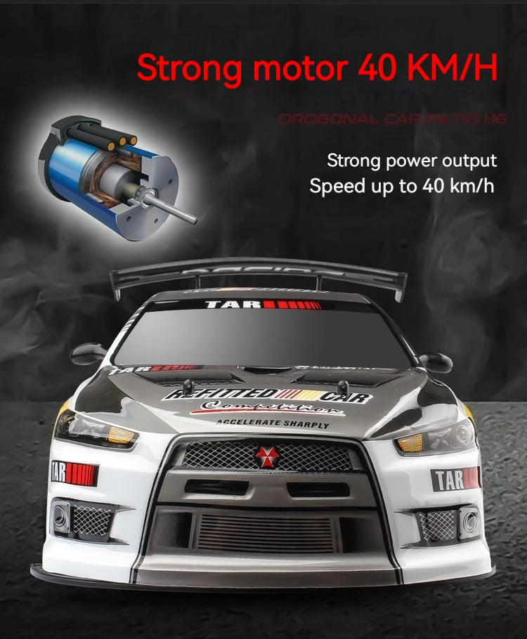 1: 10 4wd 70km/H Remote-Controlled Drifting Car Drifting Wheel Anti-Collision Off-Road Racing Car Remote-Controlled Off-Road.