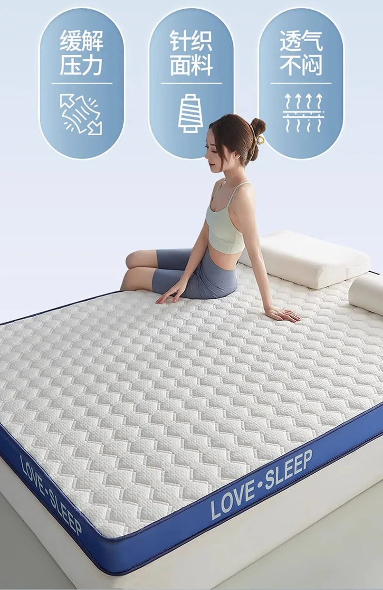 Latex matratze nach Hause gepolstert Studenten wohnheim Tatami verdickt Einzel-und Doppel benutzer definierte Memory Baumwolle Bett matte