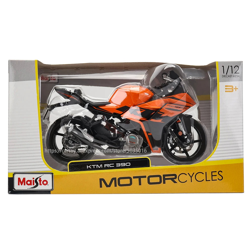 Maisto 1:12 KTM series KTM RC 390 690 DUKE 1290 simulation alloy motocross authorized motorcycle model toy car Collecting gifts.