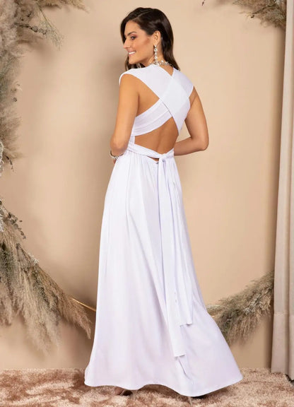 Sexy Frauen Multi way Wrap Cabrio Boho Maxi Club rotes Kleid Verband langes Kleid Party Brautjungfern Unendlichkeit Robe Longue Femme.