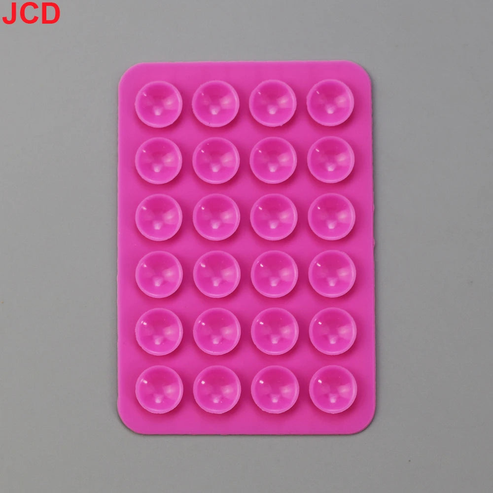 JCD 24 Square Thickened Silicone Suction Cup Suction Cups Mobile Phone Tablet Luggage Suction Cup Universal Charger Leather Case.