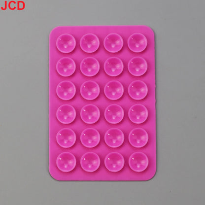 JCD 24 Square Thickened Silicone Suction Cup Suction Cups Mobile Phone Tablet Luggage Suction Cup Universal Charger Leather Case.