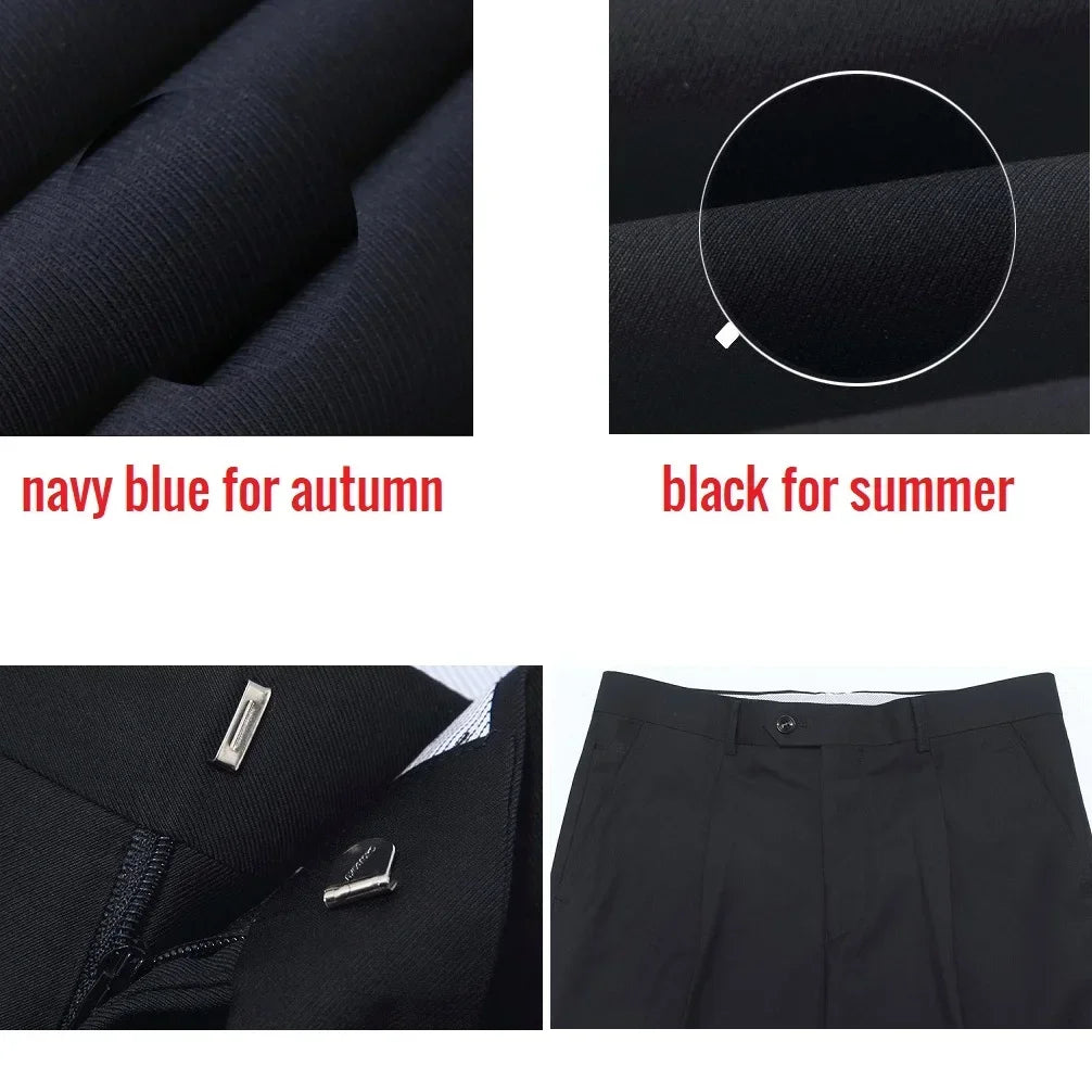 Big Fat Tall Men Clothing Men Dress Pants Extra Long Length Black Trouser Male Slim Plus Large Size Clothes 190cm 120cm 200 Cm.