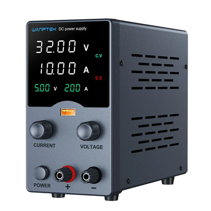 Wanptek Adjustable DC Power Supply 30V 10A LED Lab Bench Power Source Stabilized Switch Power Supply Voltage Regulator 60V 5A.