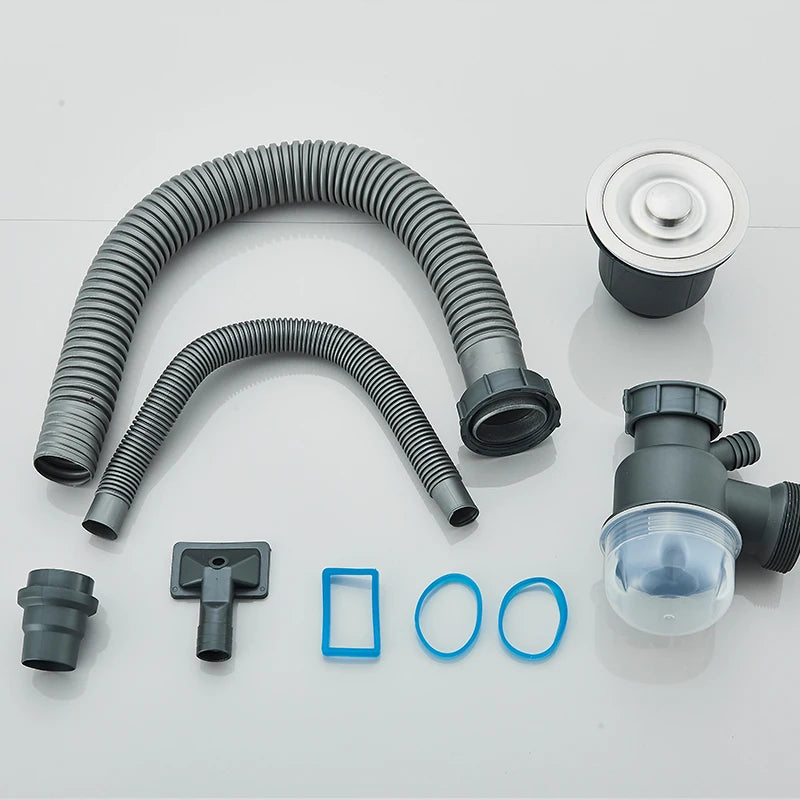 304 High 1uity intelligente Digital anzeige Wasserfall Küchen spüle großer Einzels chlitz integrierte Digital anzeige Wasserhahn Set