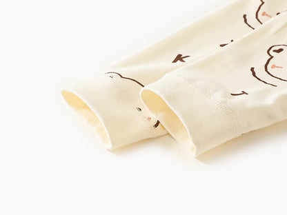 0-2Y Reine Baumwolle Langarm Neugeborenen Baby Strampler Haut-freundliche Einteilige Windel Overall Unterwäsche Infant Cartoon Homewear.