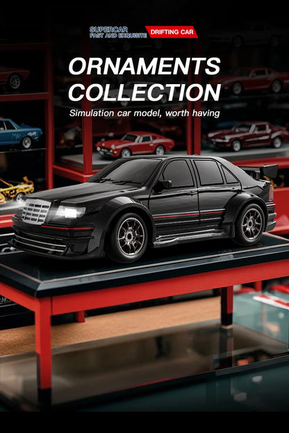 KF30 1:43 4WD Drift Racing Car With Gyroscope Speed Adjustment Real Lighting Control and Damping High Speed RC Cars For Kids Toy.