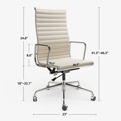 Büro Gasts tuhl gepolsterte Leder bequeme Empfangs stühle mit Rädern verstellbare drehbare rollende Büros tühle