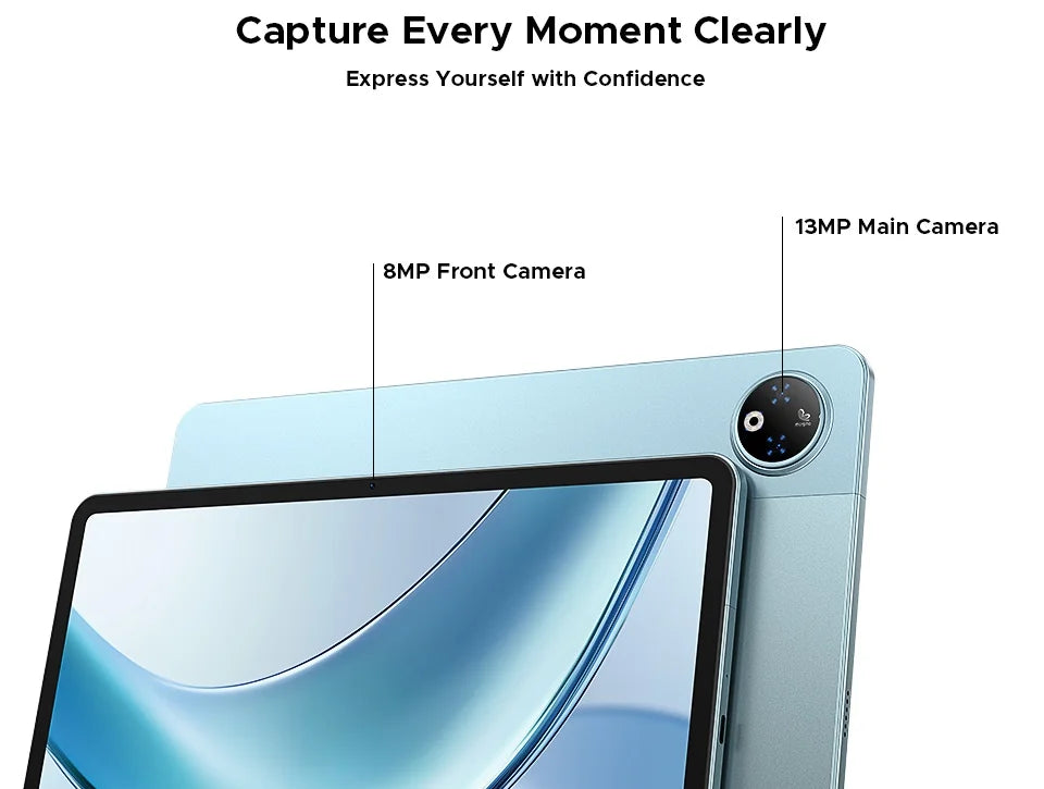 Doogee V Pad 5g 2 in 1 Tablet Pc 12" Dimensity 7050 Android 15 32Gb Ram (8+24) 256Gb Rom 8800Mah Battery Wifi 6 Ultra-Thin 5g Pc