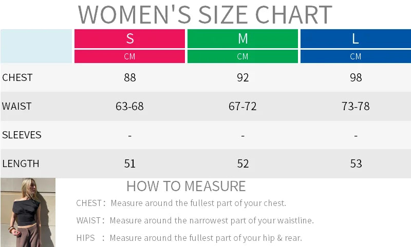 CUTENOVA Solid Color One Shoulder Slant Neck Waist Shrinking Pleated Tank Top Women'S Summer New Casual Simple Fashion Tank Top.