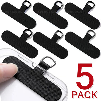 Universal Mobile Phone Lanyard Straps Gasket Anti-lost Nylon Detachable Phone Hanging Cord Patch Replacement Sling Tether Pad.