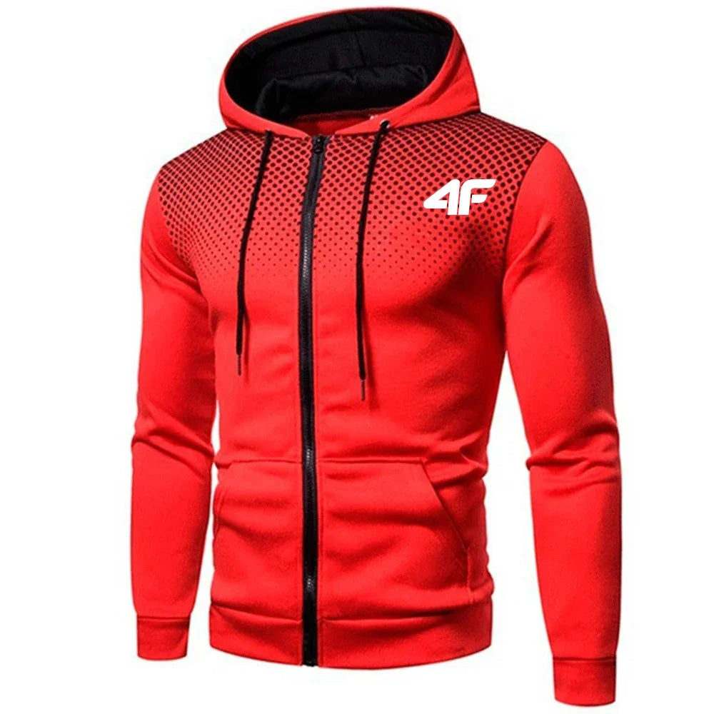 Men's Tracksuit Hooded Casual Hot Sale Single Piece Zipper Sweatshirt And Daily Single Sweatpants Comfort Outdoor Jogging Sports.