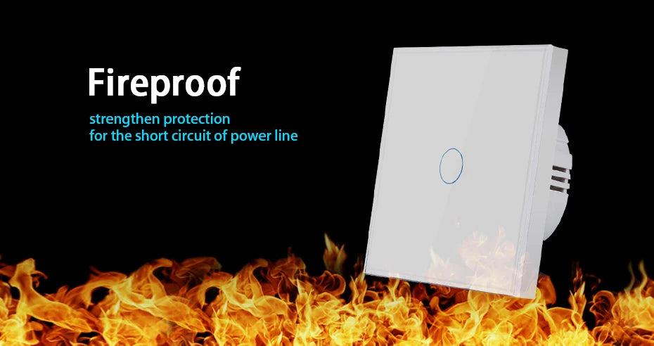 Ubaro eu/uk standard kristall gehärtetes glas wand paneel licht berührungs schalter led anzeige sensor elektrische taste 1/2/3gang 220v.