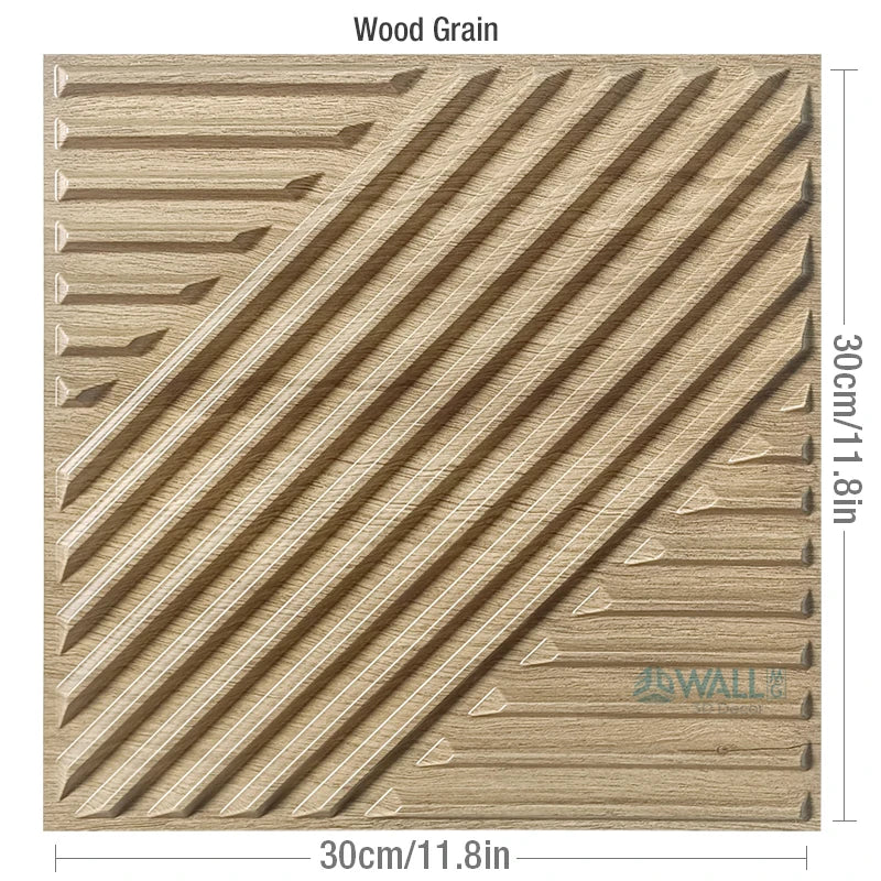 12pcs 30cm house wall renovation stereo 3D wall panel non-self-adhesive 3D wall sticker art tile wallpaper room bathroom ceiling