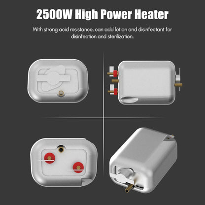 Handheld Steam Cleaner 2500W High Power 6 Speeds Adjustable Practical Steam Cleaner for Kitchen Refrigerator.