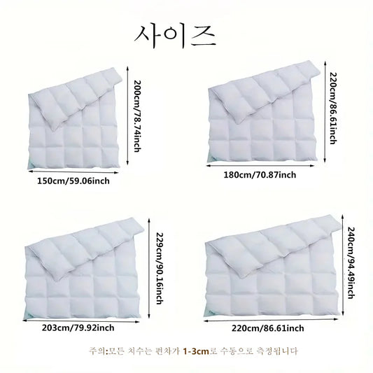 hotel style Comforter Queen KingLightweight fluffy comfortable and breathable soft winter quilt very warm 220x240 Quilts  - et.