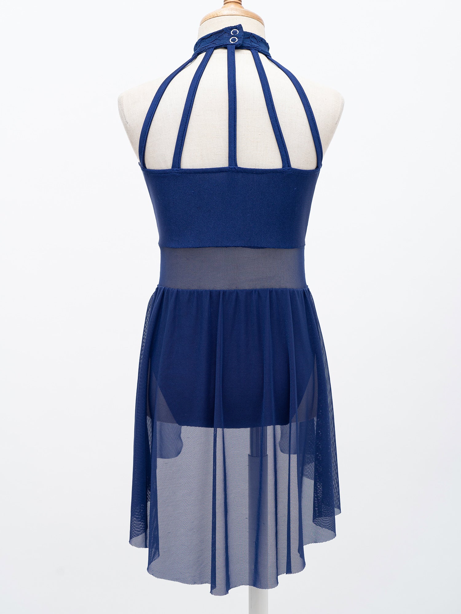 Mädchen Ballett Gymnastik Trikot lyrischen Tanz kleid ärmellose florale Spitze Tutu Tanz kleidung für Eiskunstlauf Bühnen performance.