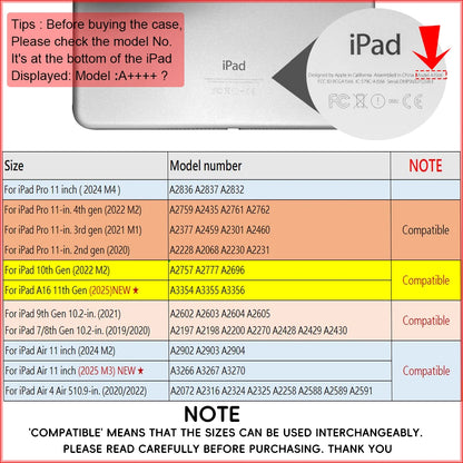 Magic keyboard Wireless Mouse For iPad 9th Generation Case A16 iPad 10.2 7th 8th Cover iPad Pro 11 M4 Air M3 10th Air 5/4 Funda.