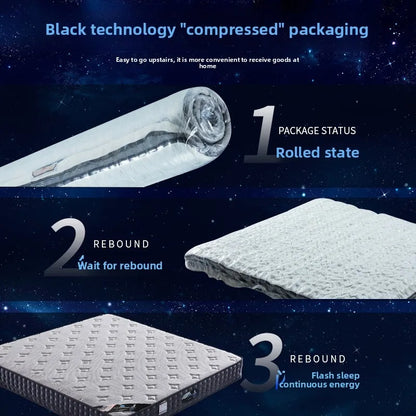 Komprimierte Rollmatratze, 200 * 100 * 20/22 cm Federgedächtnis-Baumwollmatratze, unabhängige Tasche