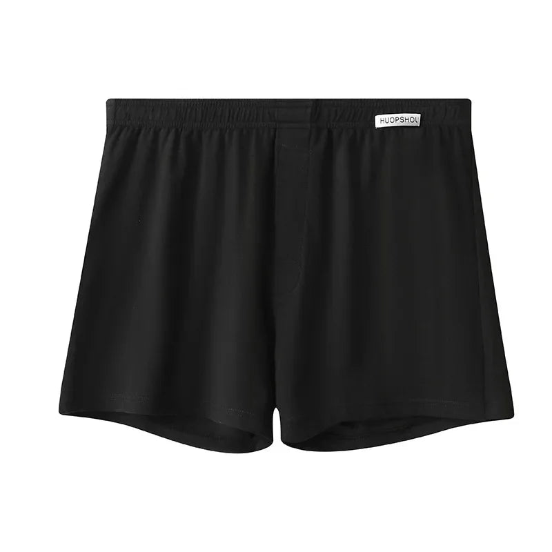Herrenhöschen, Baumwolle, lockere Boxershorts, weiche, feuchtigkeitsableitende Jersey-Unterwäsche, Übergröße, Lounge, Sommer, Stretch, Schlaf, Pfeilhose