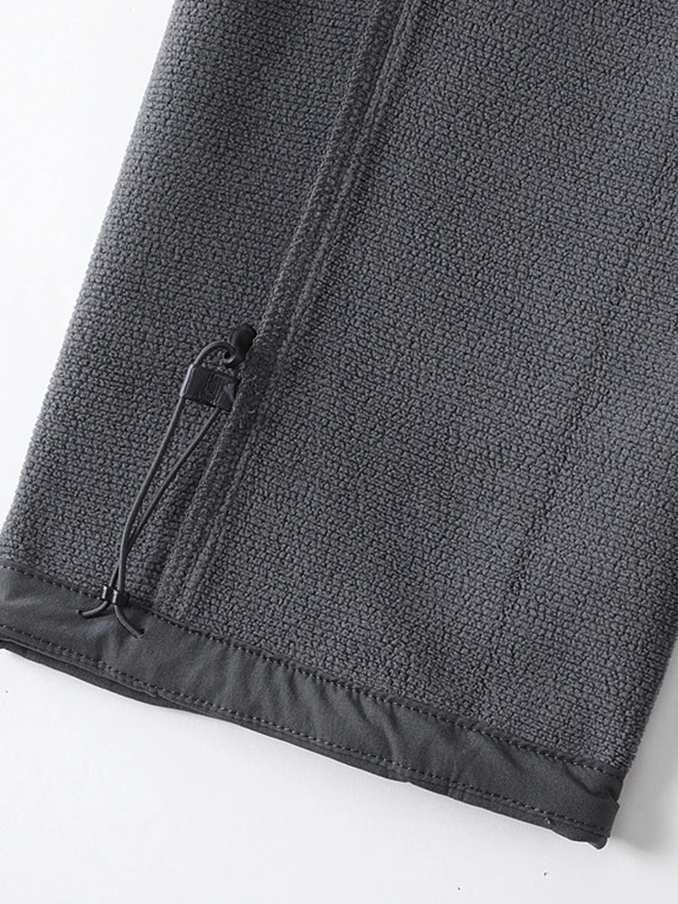 Men's Performance Casual Pants Fleece Lined Outdoors Waterproof Windproof Warm Trousers Business Travel Golf Stretch Pants.