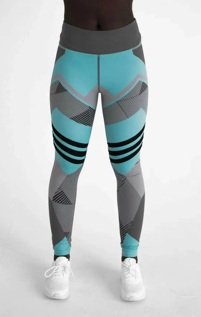 Women Quick Dry Sport Fitness Leggins Geometric Printed Sports Pants Yoga Pants Leggings Slim Tights Trousers For Women S-XXXL.