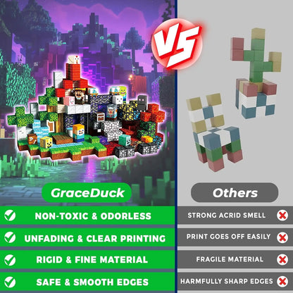 100-300pcs 2CM Magnetic blocks Cubes Set Toys Stem Montessori Stacking Cubes Construction Set Magnet blocks toys Christmas Gift.