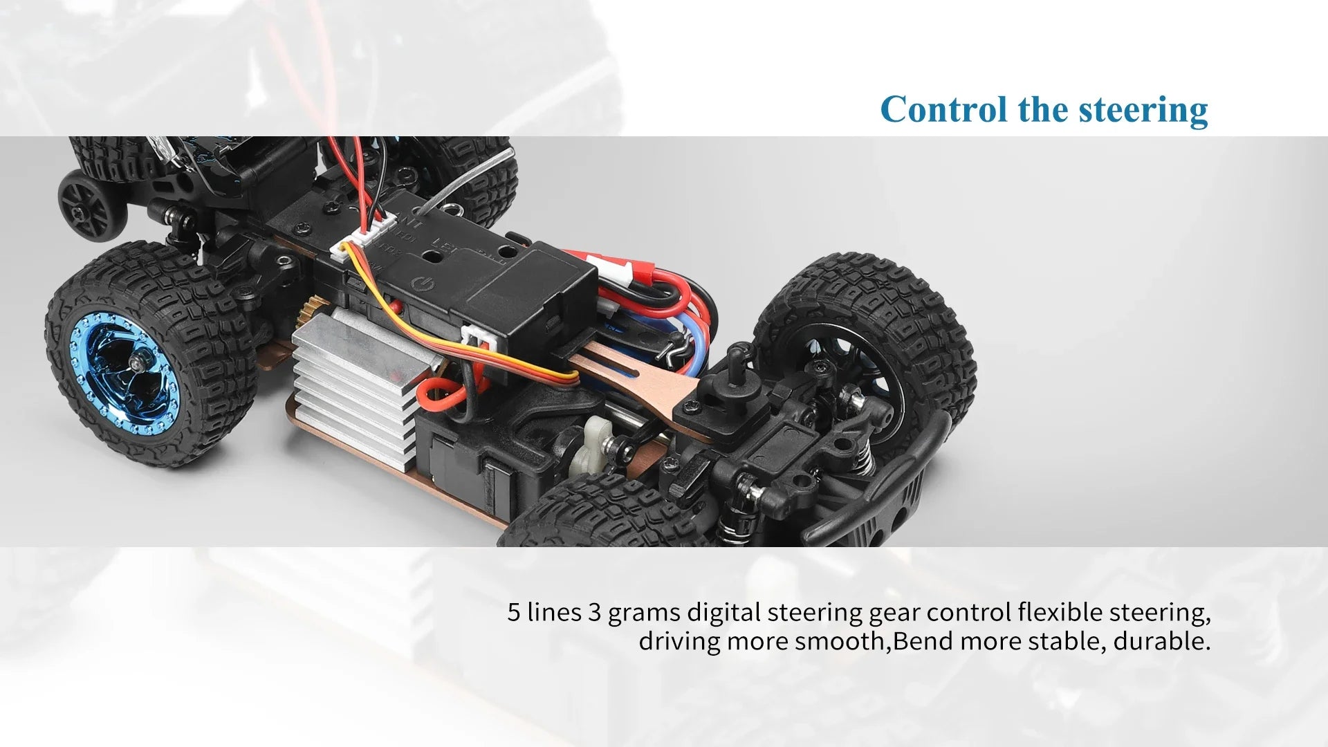 2025 Newest WLtoys  22206 1/22 With Led Lights 2.4G 4WD 15Km/H Metal Chassis Electric High Speed Off-Road Drift RC Cars.