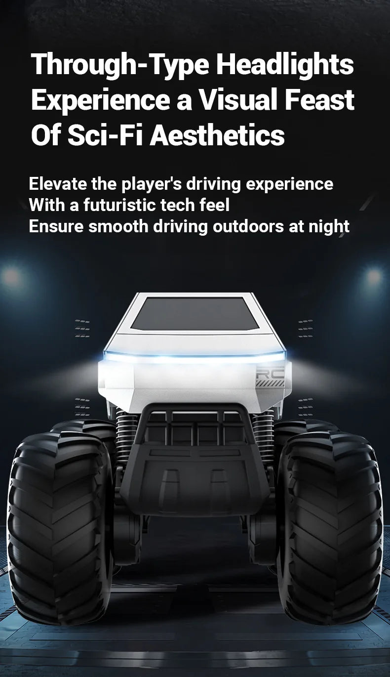 JJRC Auto Remote Control Car Alloy Rc Cars Trucks Vehicle Full-Scale Car Motorcycle Camping Trailer Toys for Boys Kids Children.