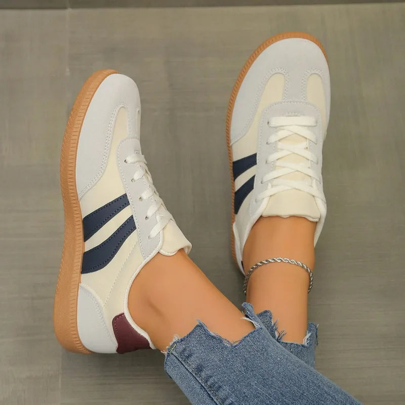 Womens Sneakers Spring New Luxury Flat Loafers Comfortable Slip on Soft Female Sneakers Lightweight Outdoor Shoes for Women.